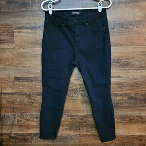 Express Jeans Womens 8 S Perfect Curves Ankle Leggings High Rise Black